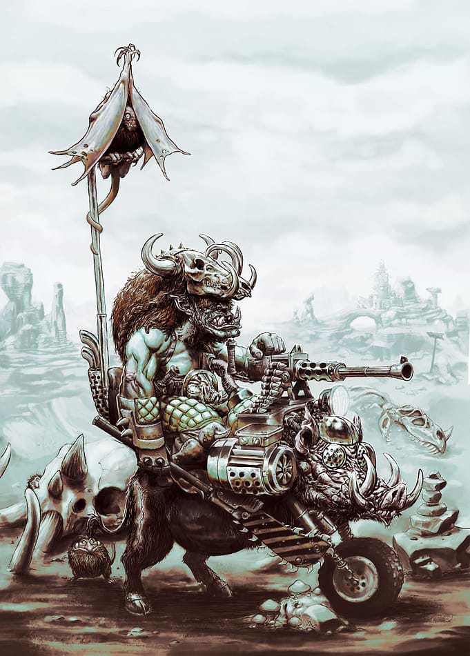 CyberBoar Rider
