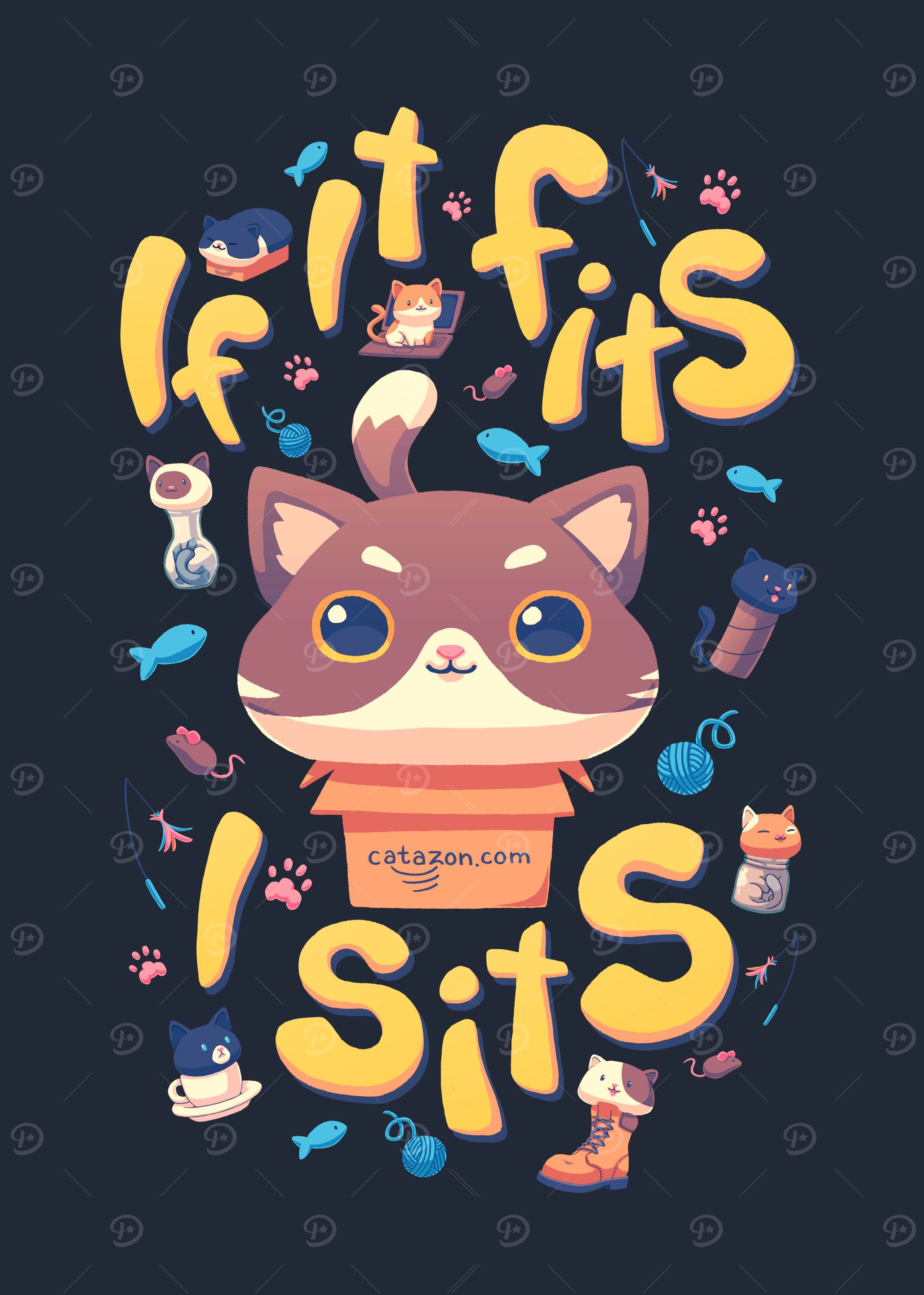 Cats in Boxes I Sits Meme