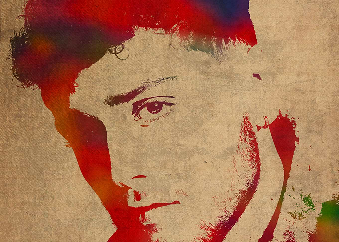 Bazzi Watercolor Portrait