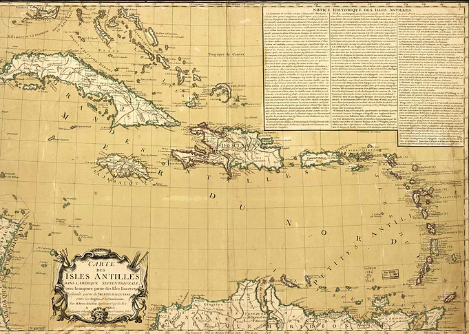 West Indies Map (1782)