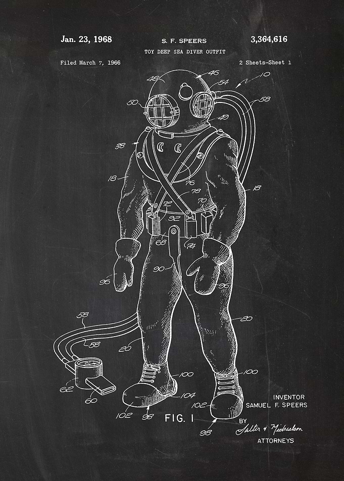 Toy Deep See Diver Outfit