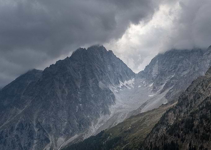 A mountain view
