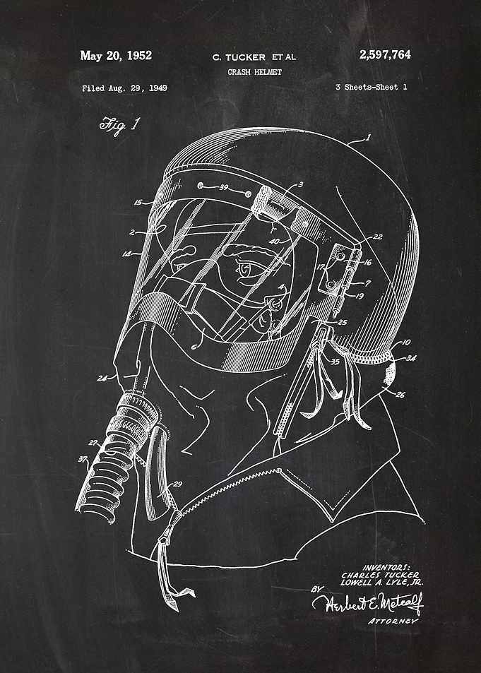 1949 Crash Helmet #2