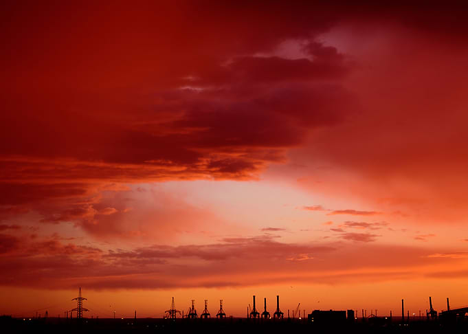 Pink sunset