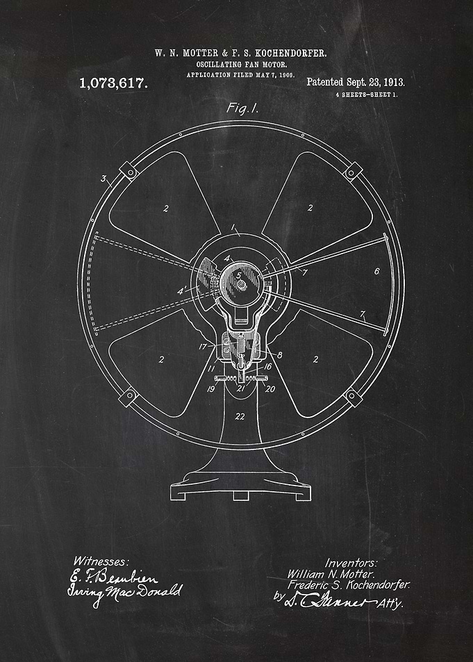 Oscillating Fan Motor