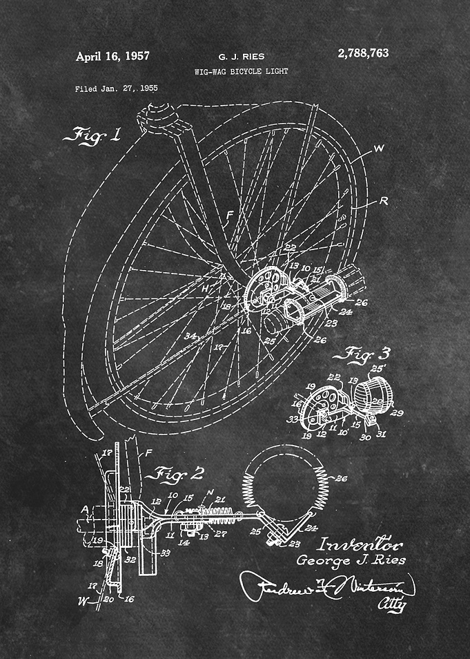 Ries 1957 Wig Wag bicycle