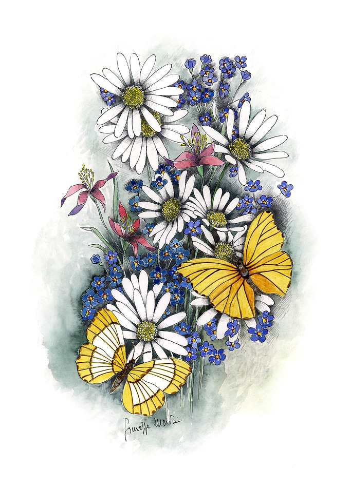 Yellow butterflies