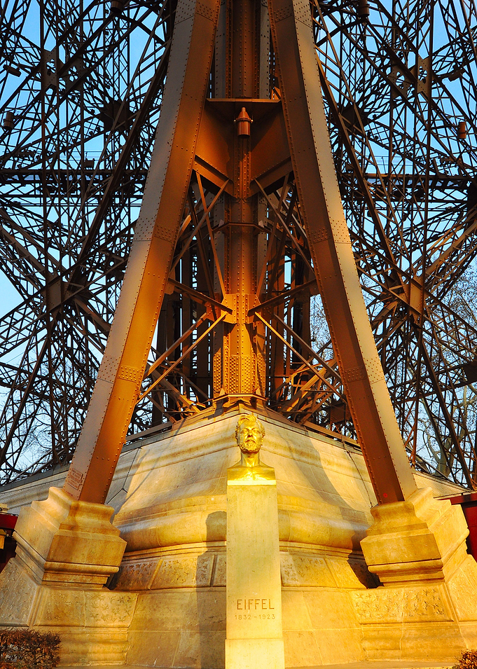 Eiffel tower close up