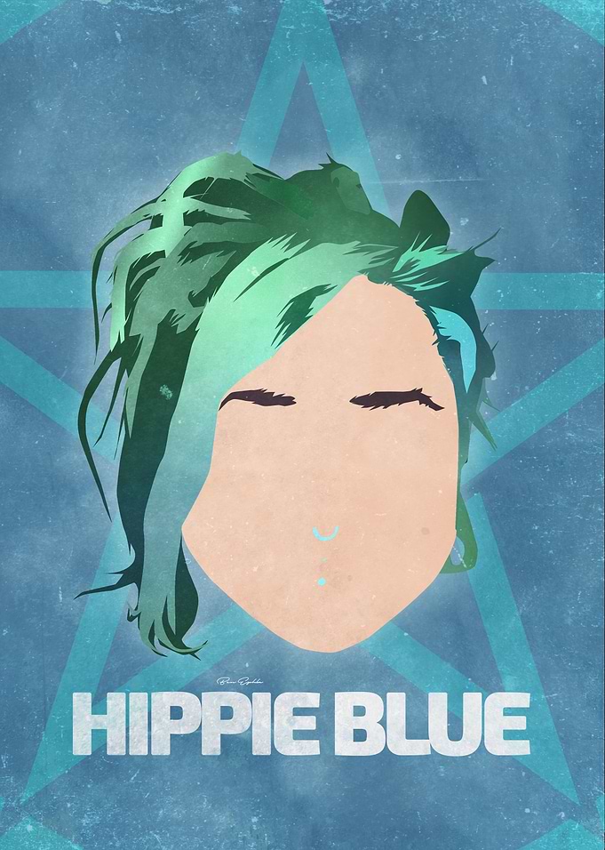 Hippie Blue - Minimal Face