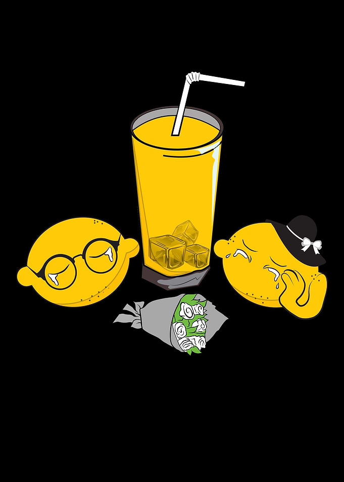 Funny Crying Lemon Citrus
