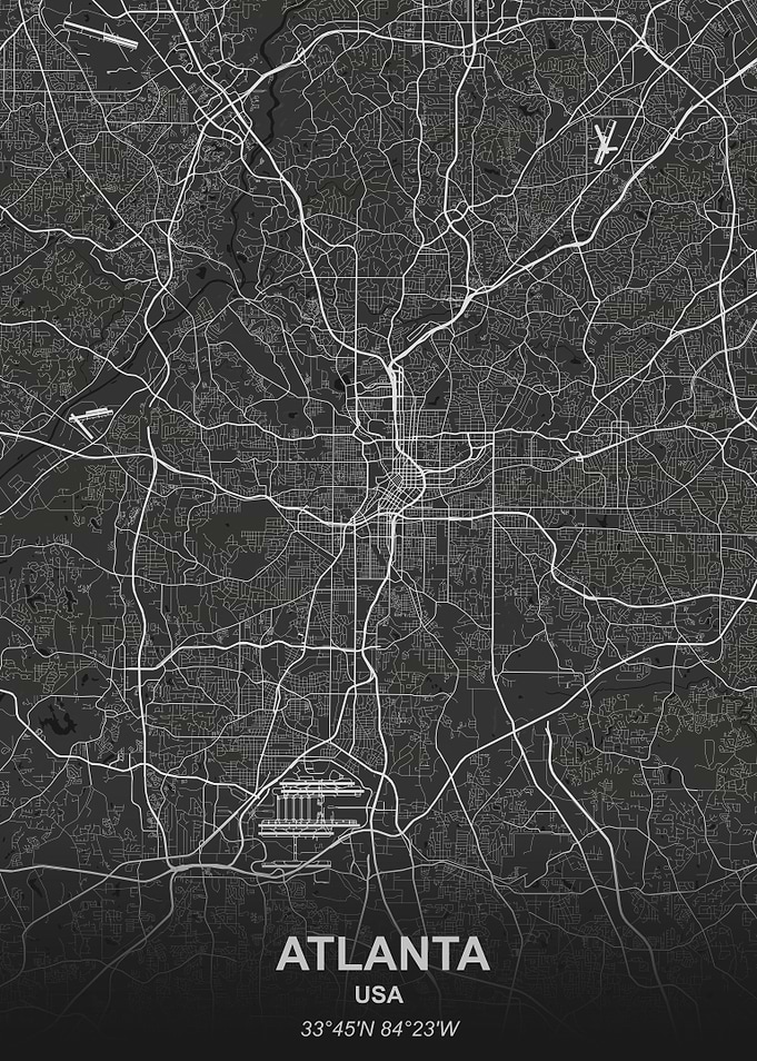 Atlanta city map