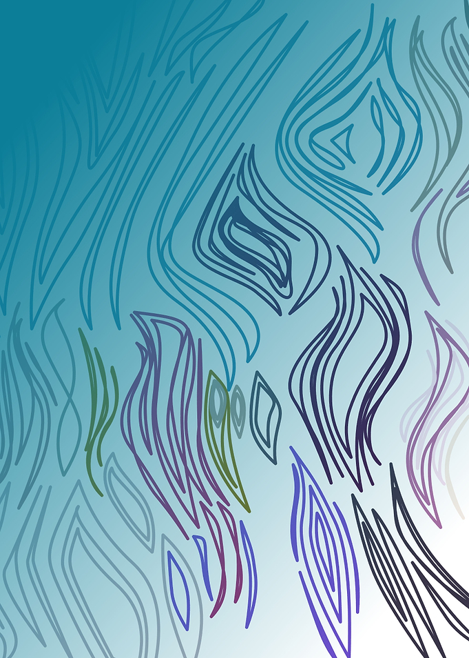 Zebra blue wint. lines