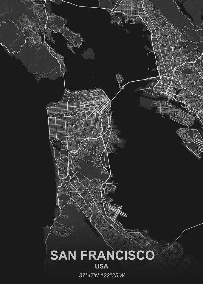 San Francisco city map
