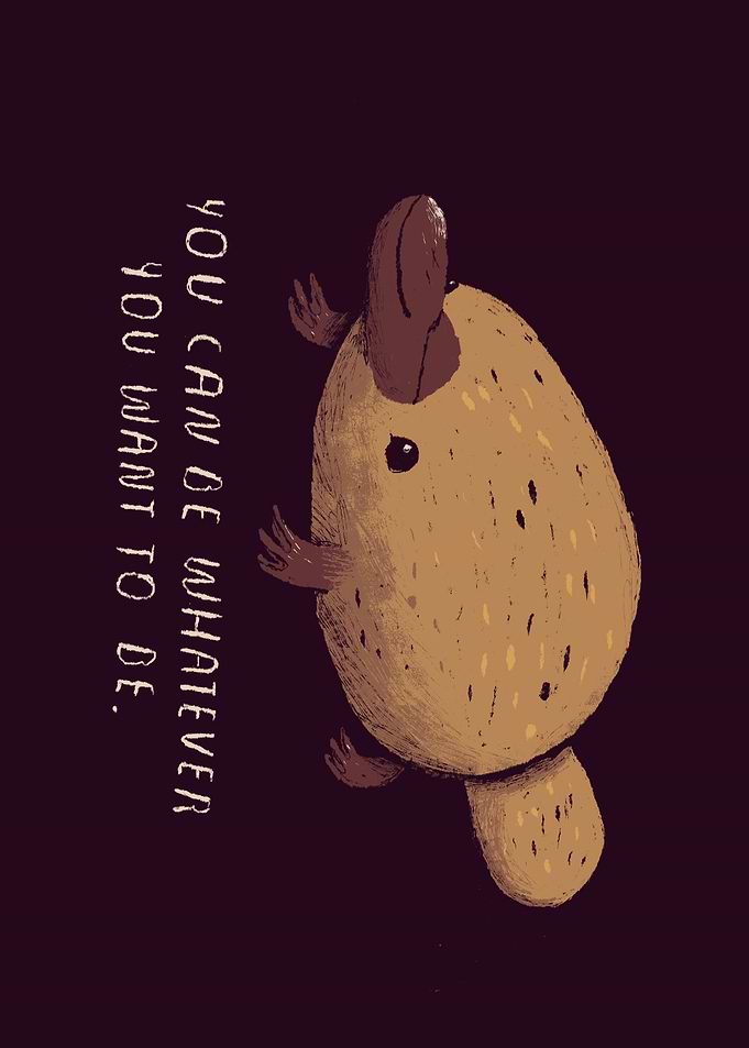 inspirational platypus