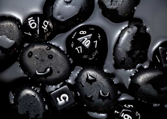 Black Dice on Water