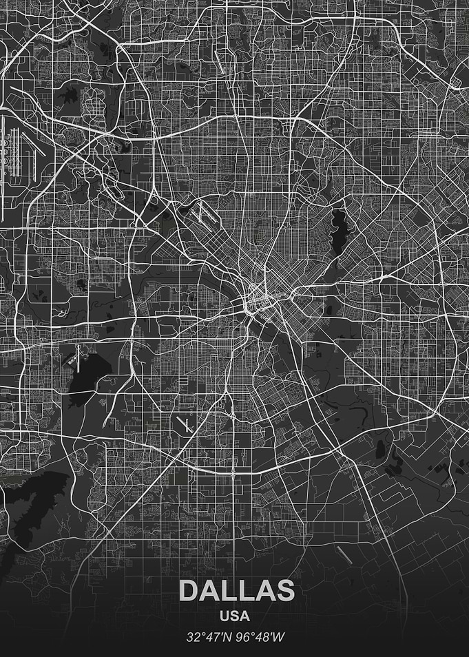Dallas city map