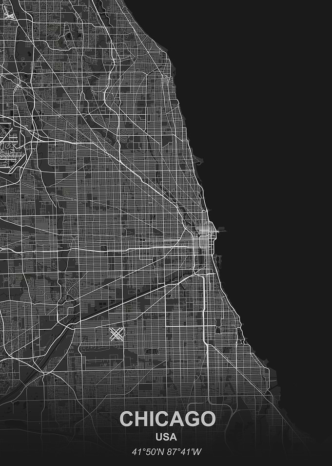 Chicago city map