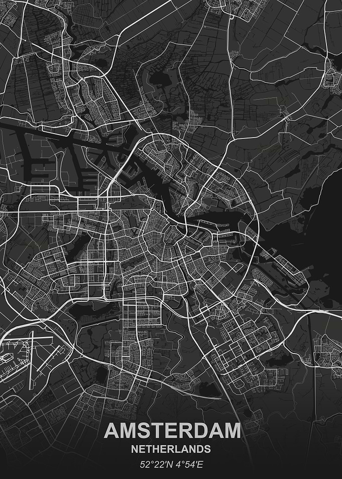 Amsterdam city map