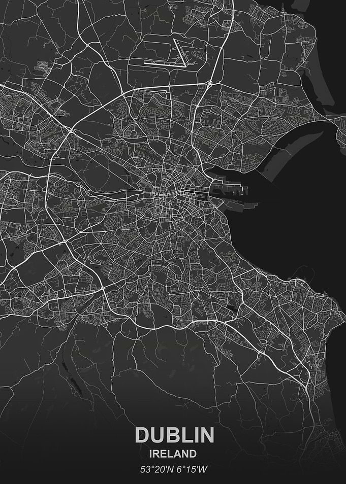 Dublin city map