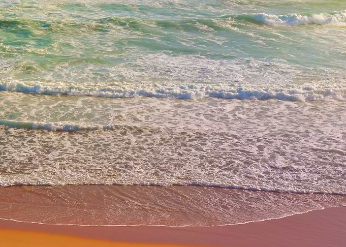 Waves play