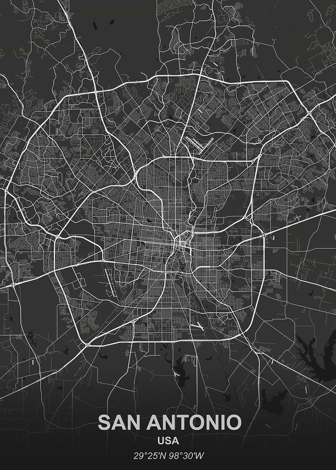 San Antonio Map