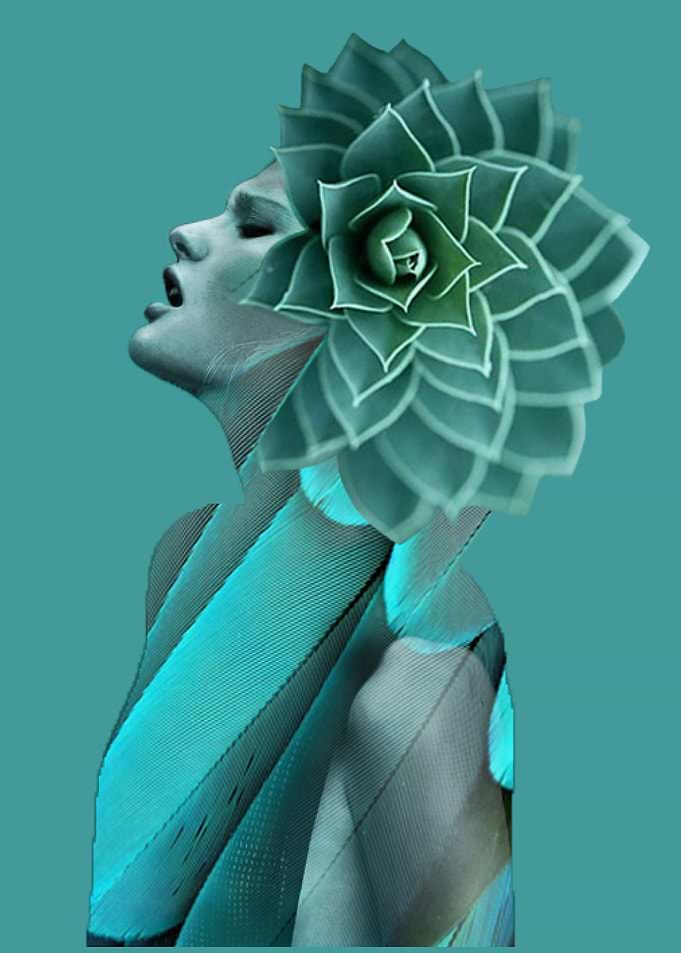 Girl & Flowers III