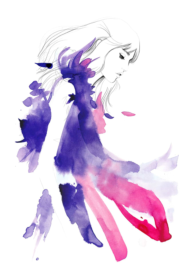 Purple Feathers