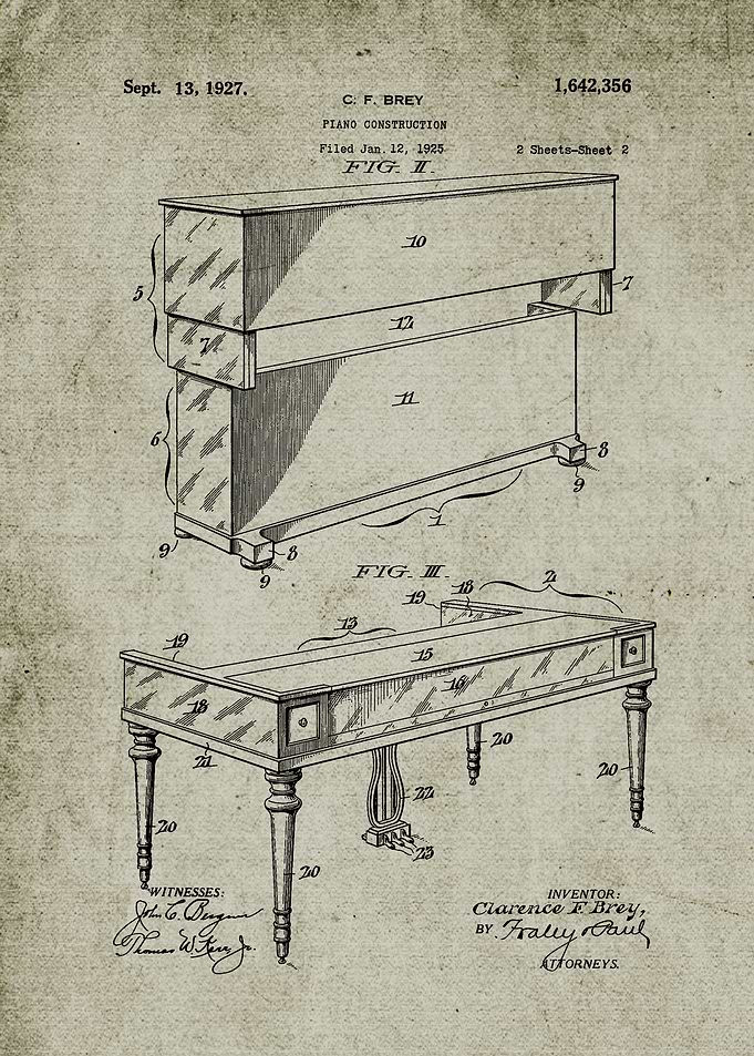 1925 Piano Construction
