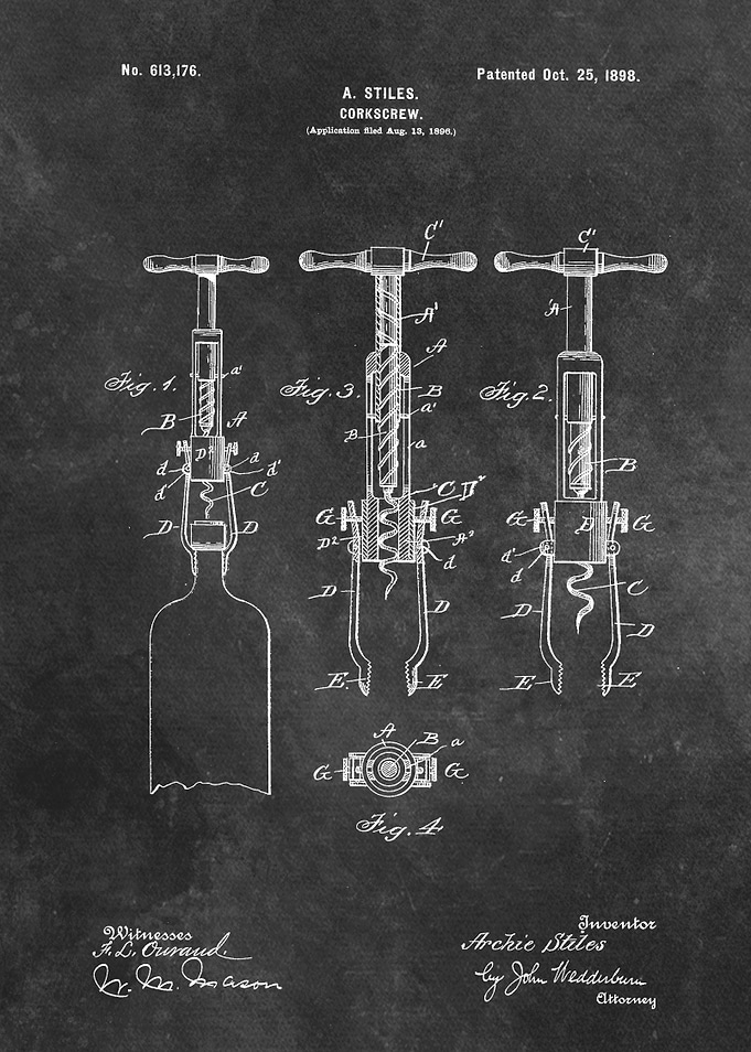 Stiles Corkscrew 1898