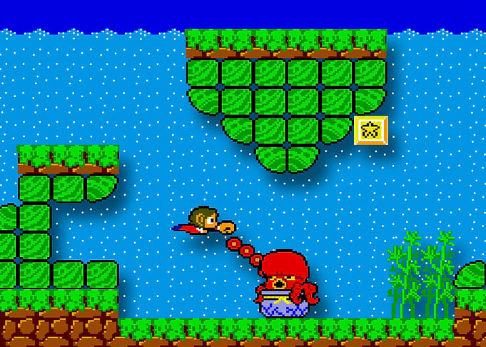 Alex Kidd Fight Octopus