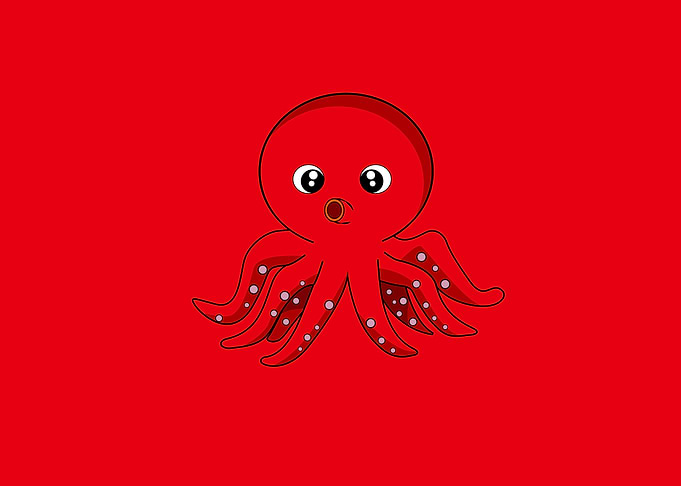 Minimalistc Octopus