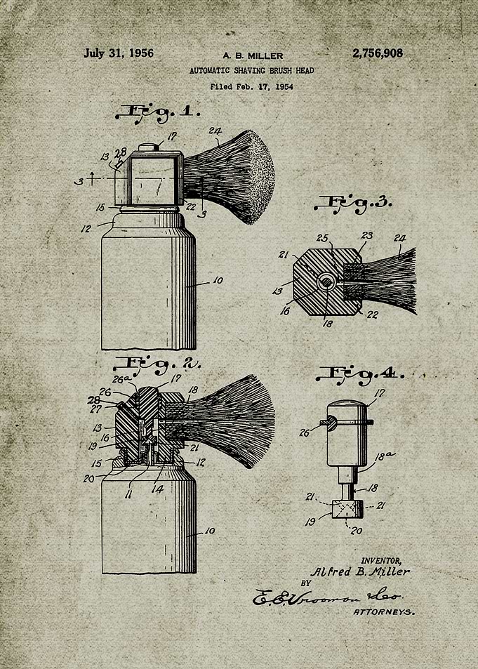 Automatic Shaving Brush