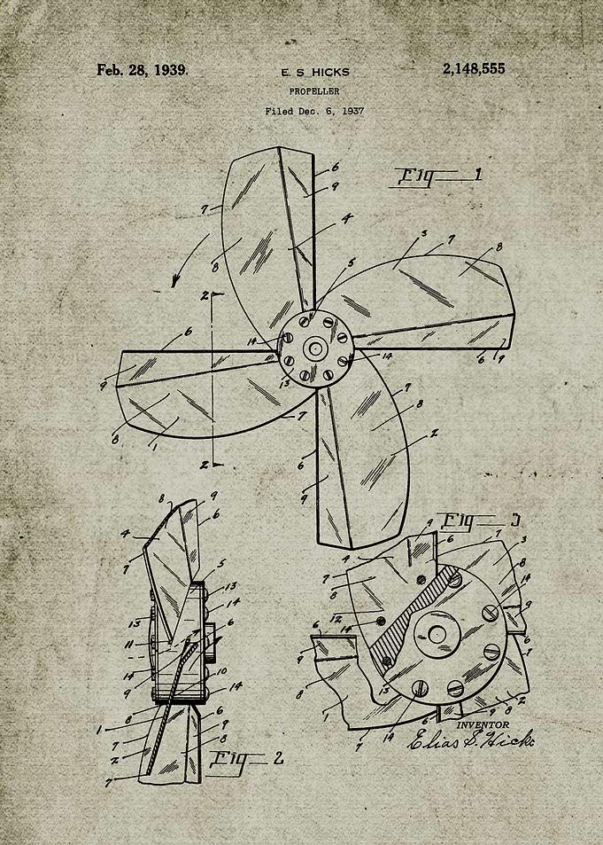 1937 Propeller-Patent
