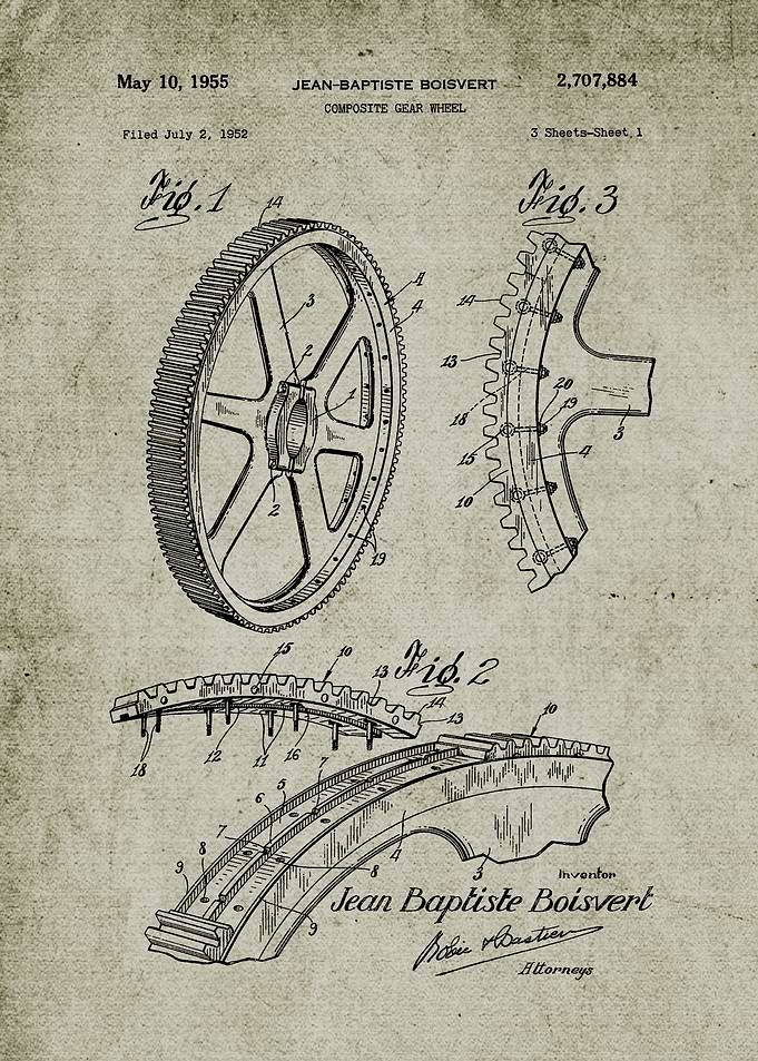 1952 Composite Gear Wheel