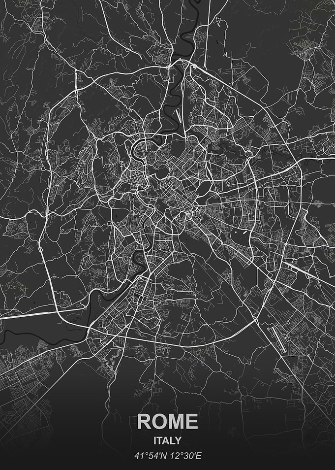 Rome city map