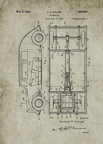 1932 Automobile-Patent