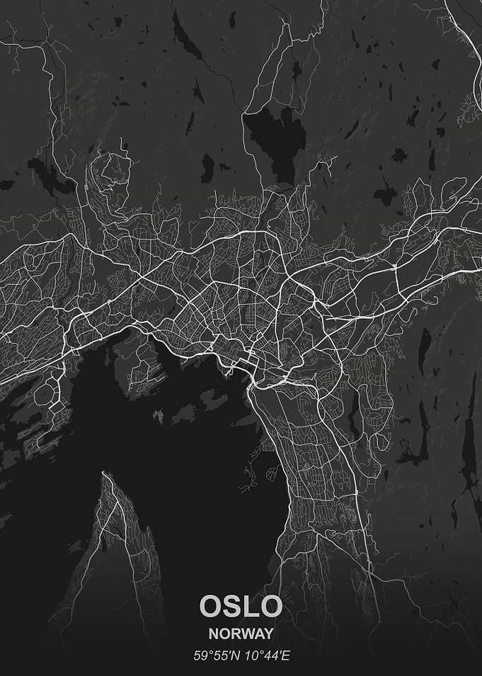 Oslo city map