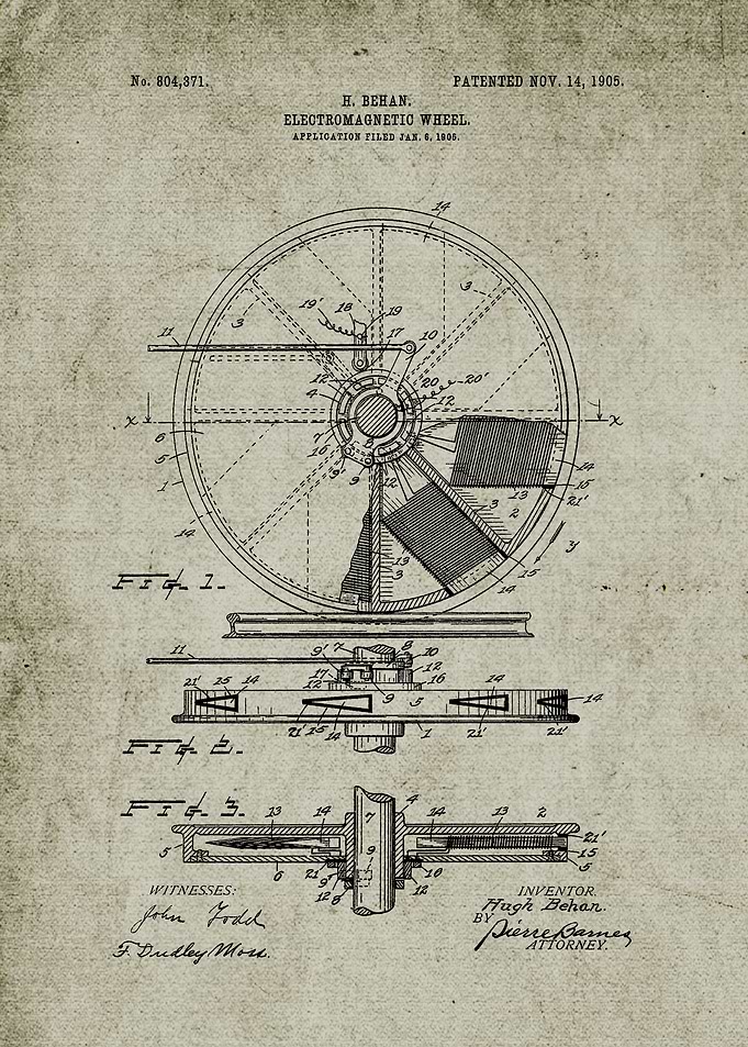 1905 Electromagnetic Wheel