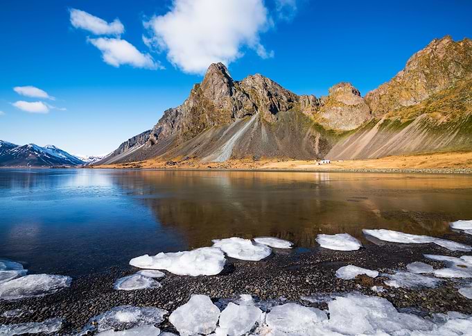 Ice on a Beach