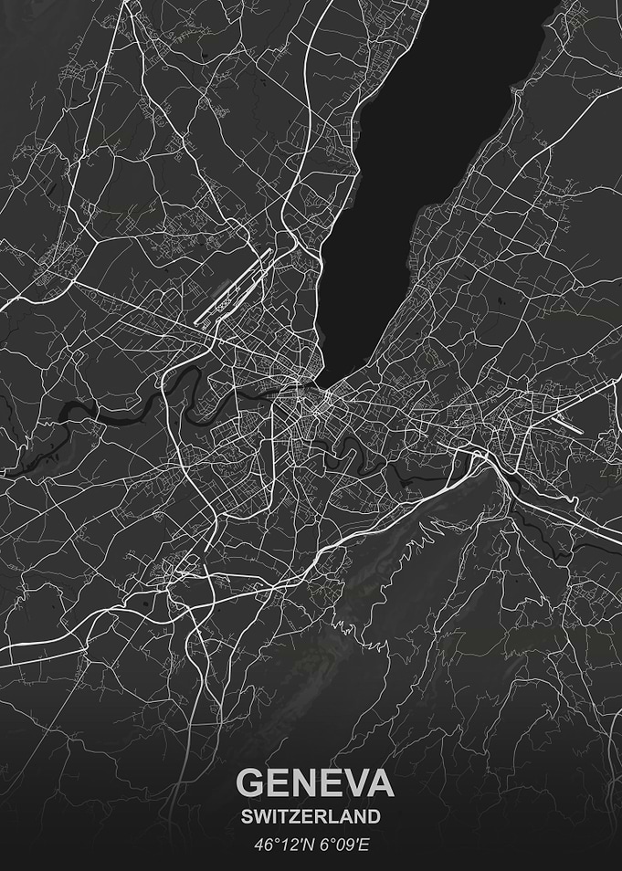 Geneva city map