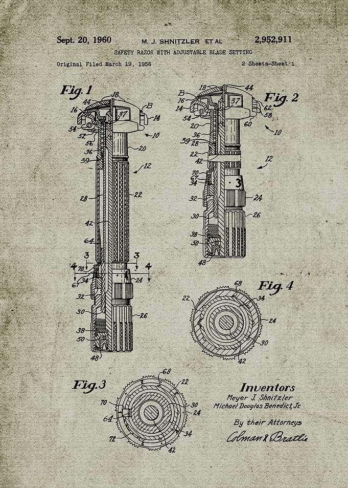 1956 Safety Razor