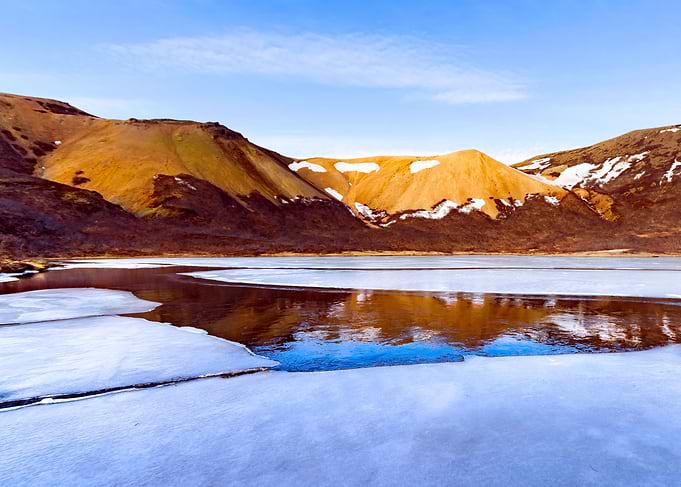 Lake in Iceland