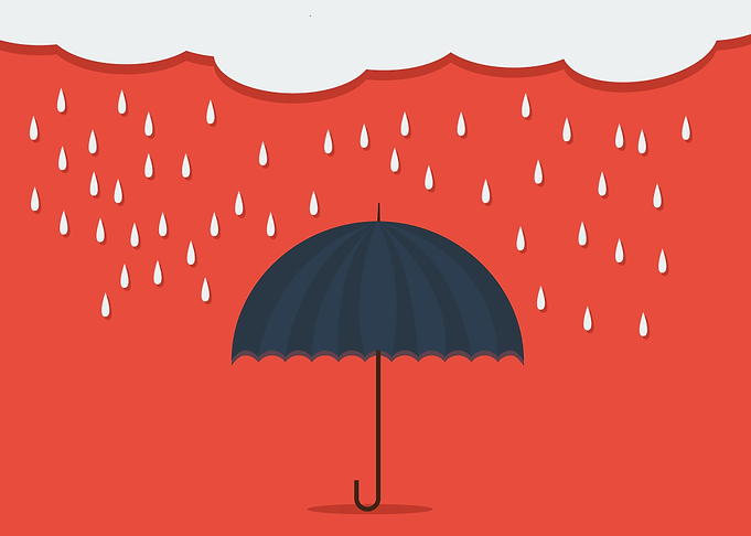 Raindrop with Umbrella