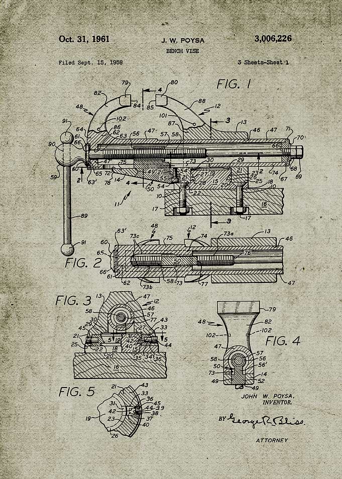 1958 Bench Vise