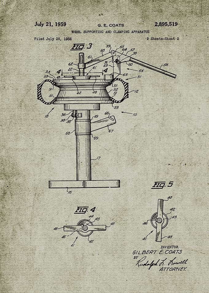 Wheel Supporting-Patent