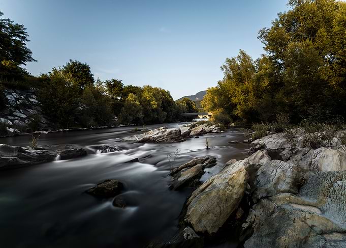River flowing