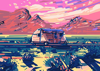desert sunset