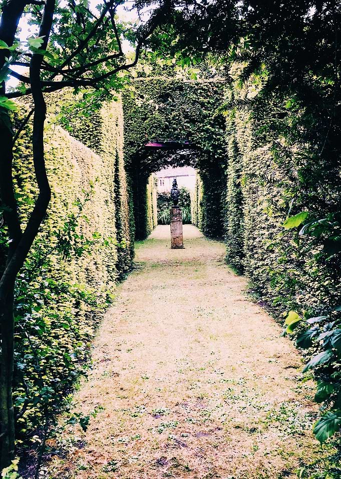 Sculpture in the distance
