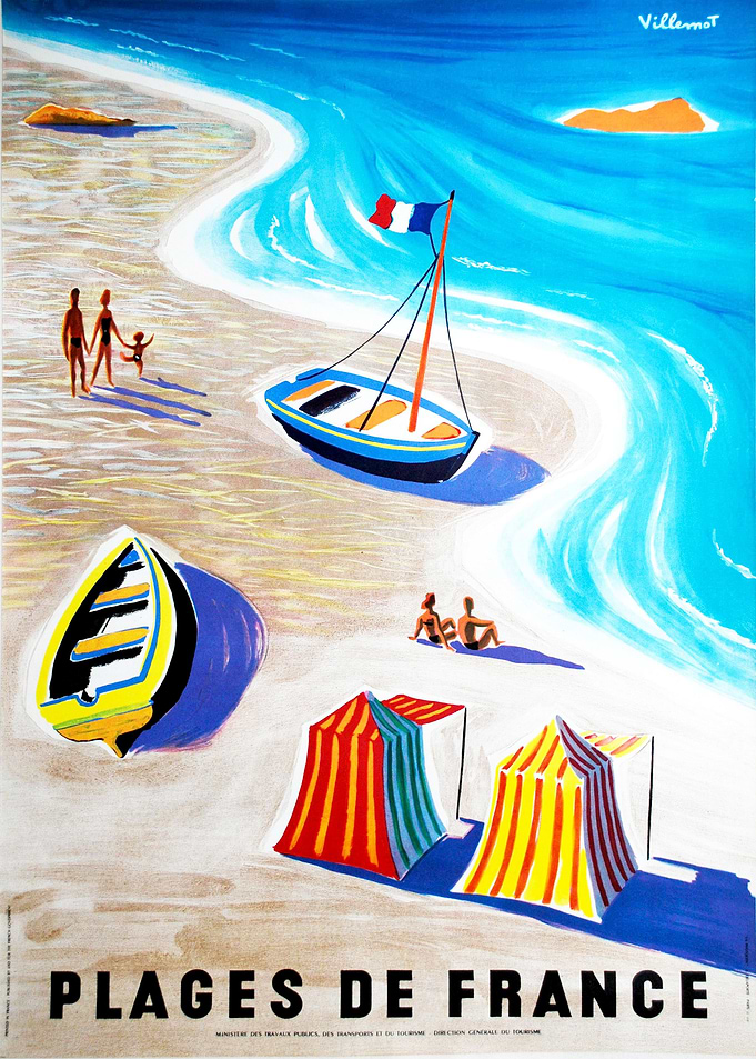 Vintage - Plage de France