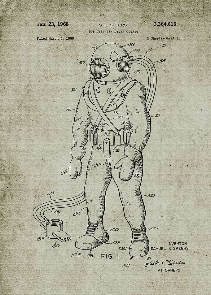 Toy Deep See Diver Outfit